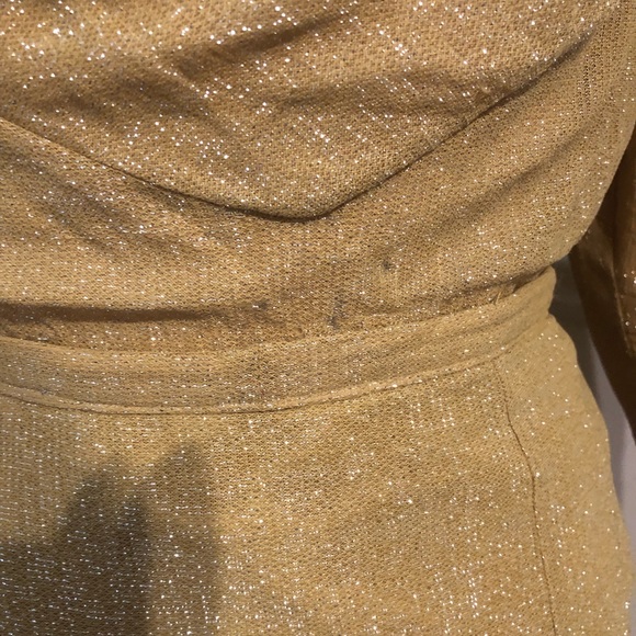 True vintage 1960s lurex 2 piece set - Picture 3 of 8